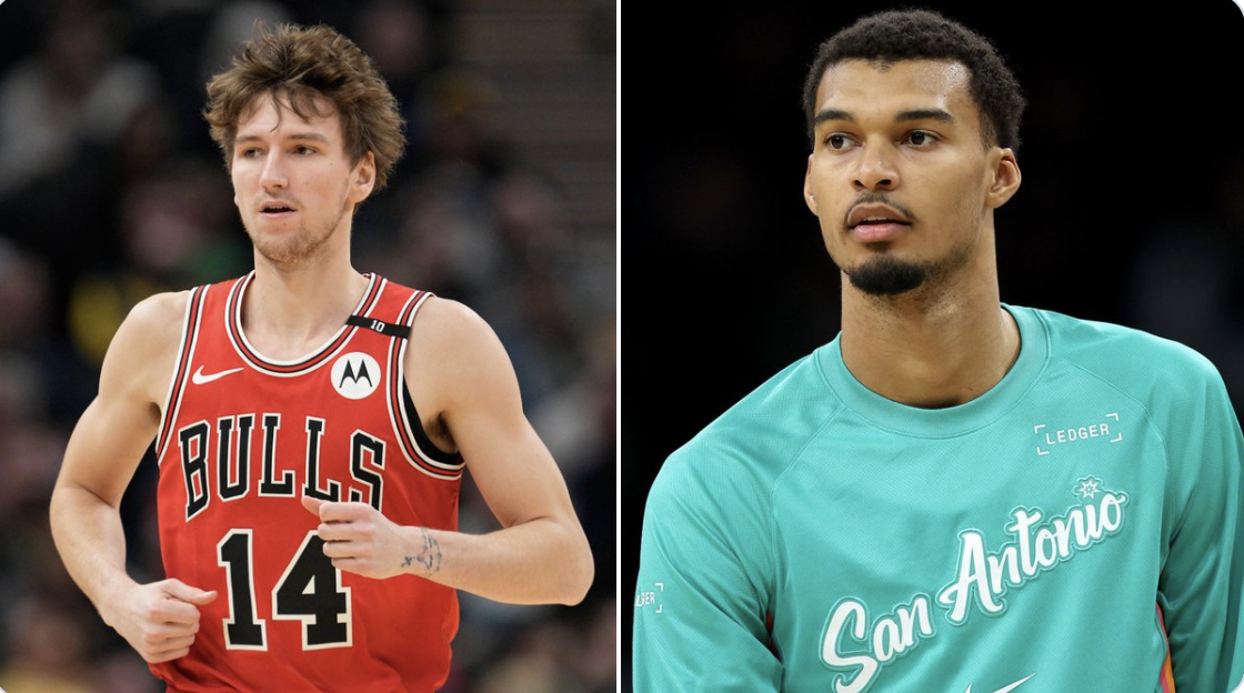 攻防全能！美媒：布泽利斯文班亚马达成三分+盖帽双百