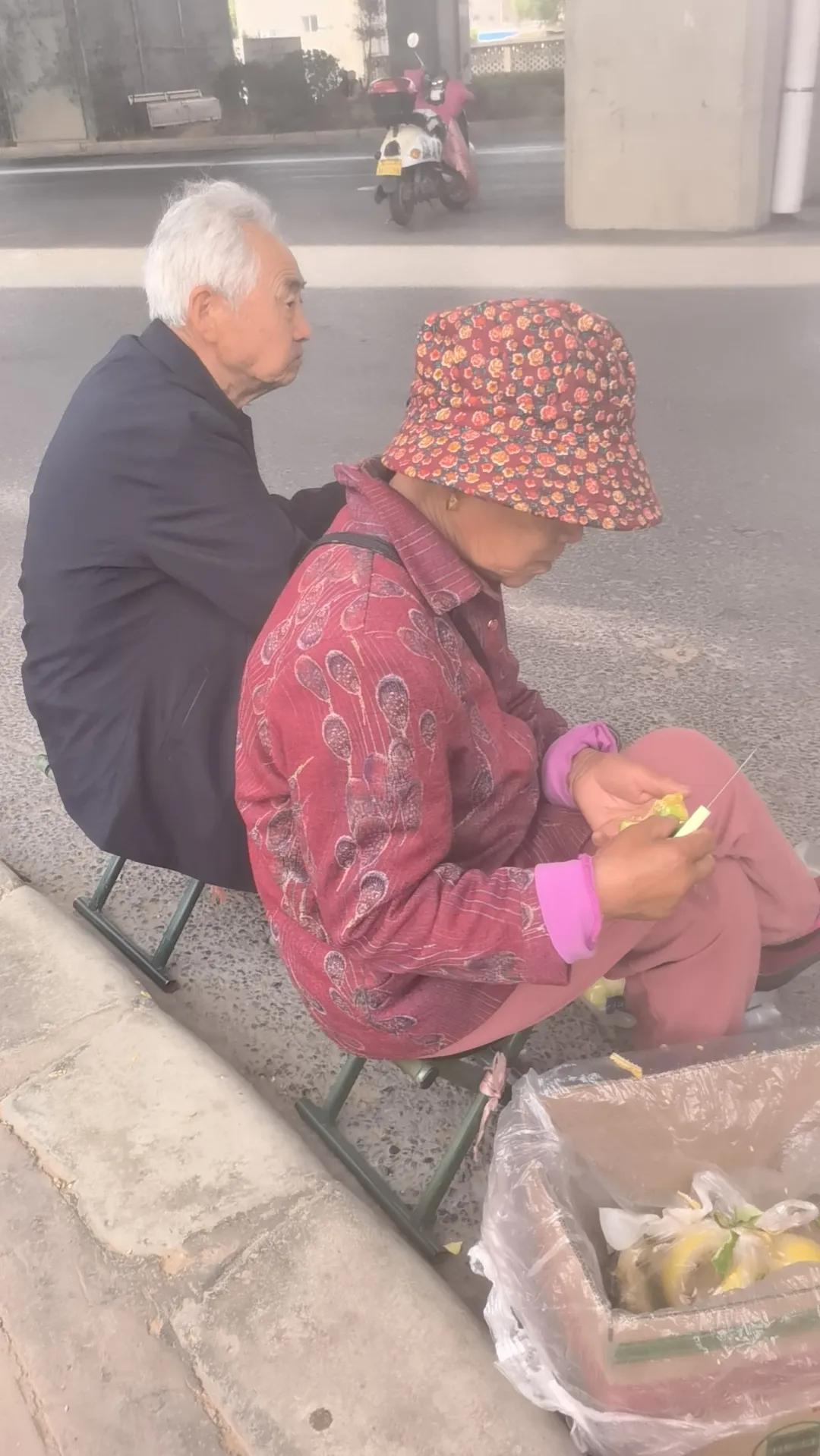 专门来这里想买铁棍山药，不想人家已经卖完了，走累了，遇见一个瓜摊，坐下来稍微休息