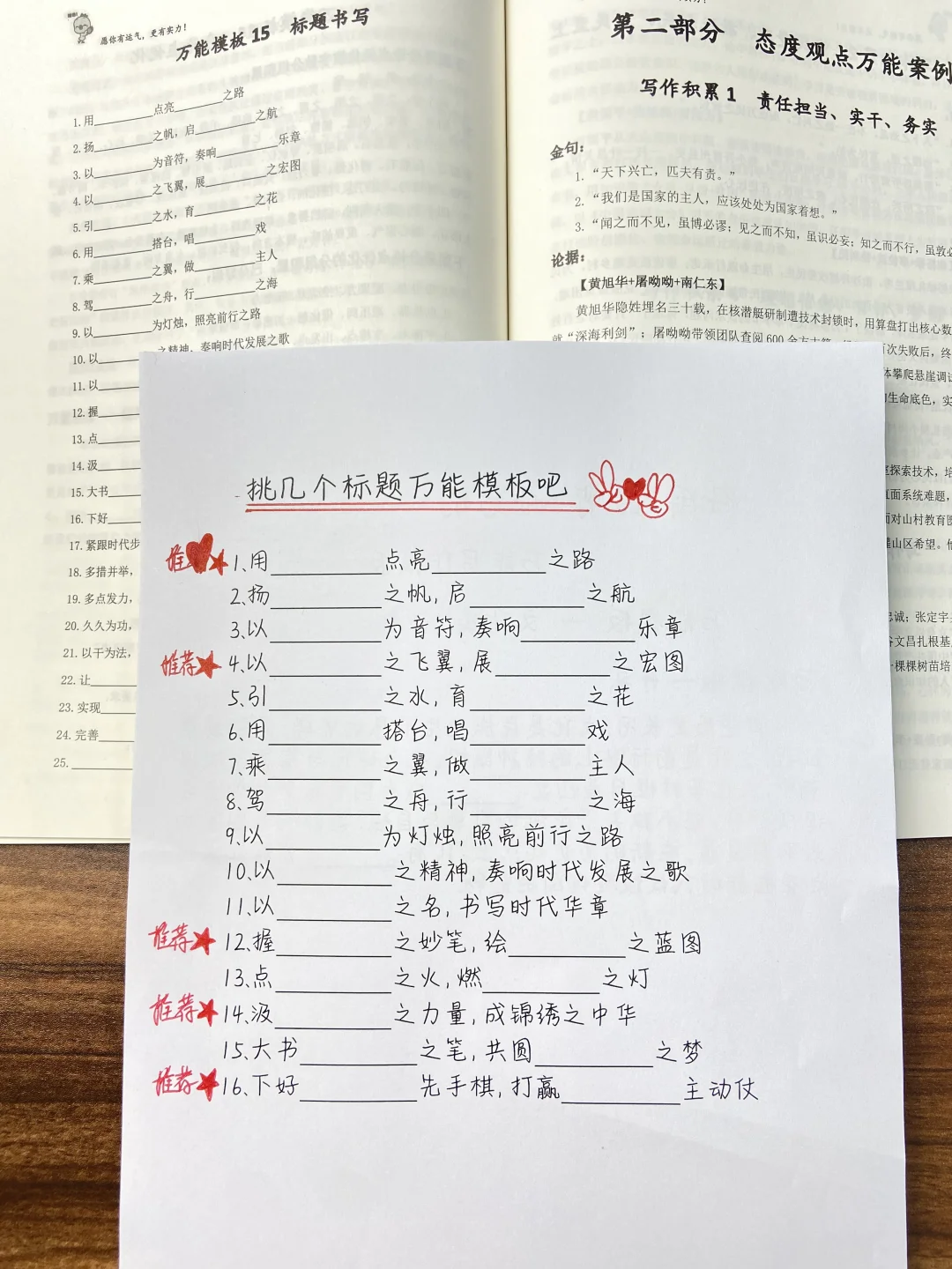一个好的标题，能给大作文提至少2分❗️