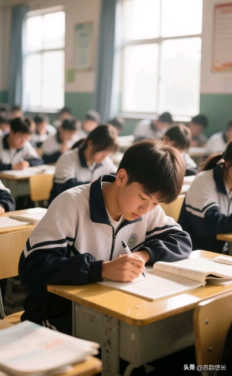 上了高中你才会发现：
能上985/211的同学，80%都不是靠天赋，而是三个无法