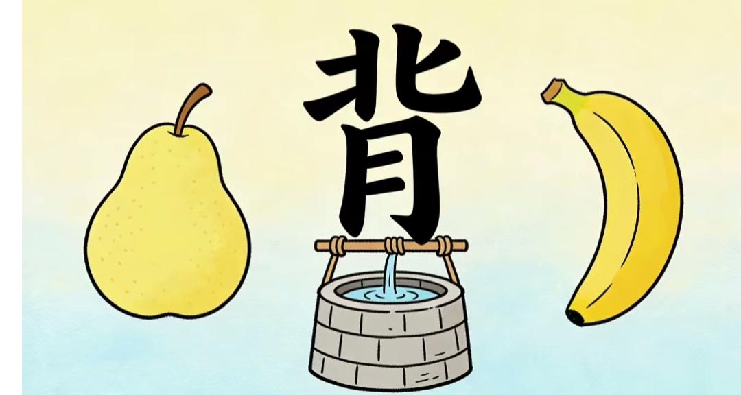 北月清辉照，水果香满怀。看图猜词语非常好玩，开动大脑，活跃思维。这是什么词语呢？