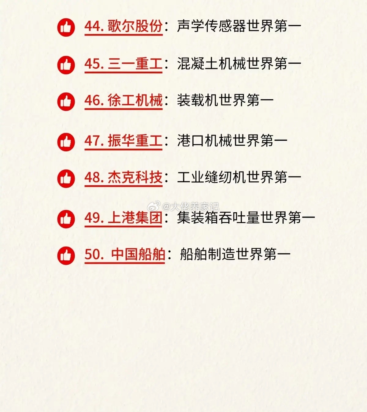 中秋节快乐50个细分领域拿下全球第一！国产制造业的底气藏在这里提起中国制造，很多