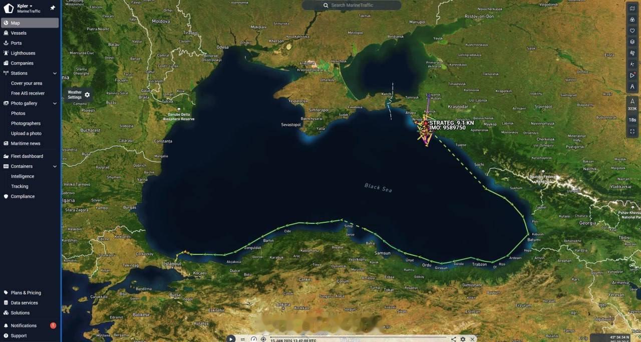 俄乌冲突 俄罗斯油轮路径 