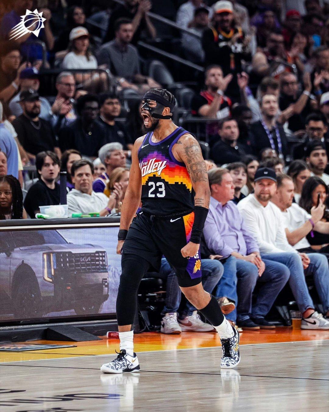 太阳伤病更新:杰伦·格林（右膝）本场比赛回归与否待定乔丹·古德温（左踝）将不会回