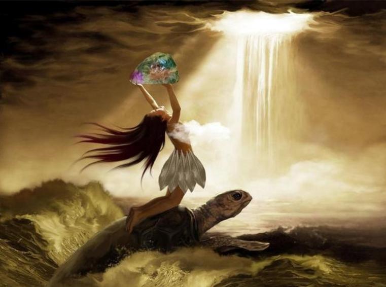 中国上古六大神话，体现的是先民的悲剧命运和英雄的崇高情怀，一方面体现自然的强大与