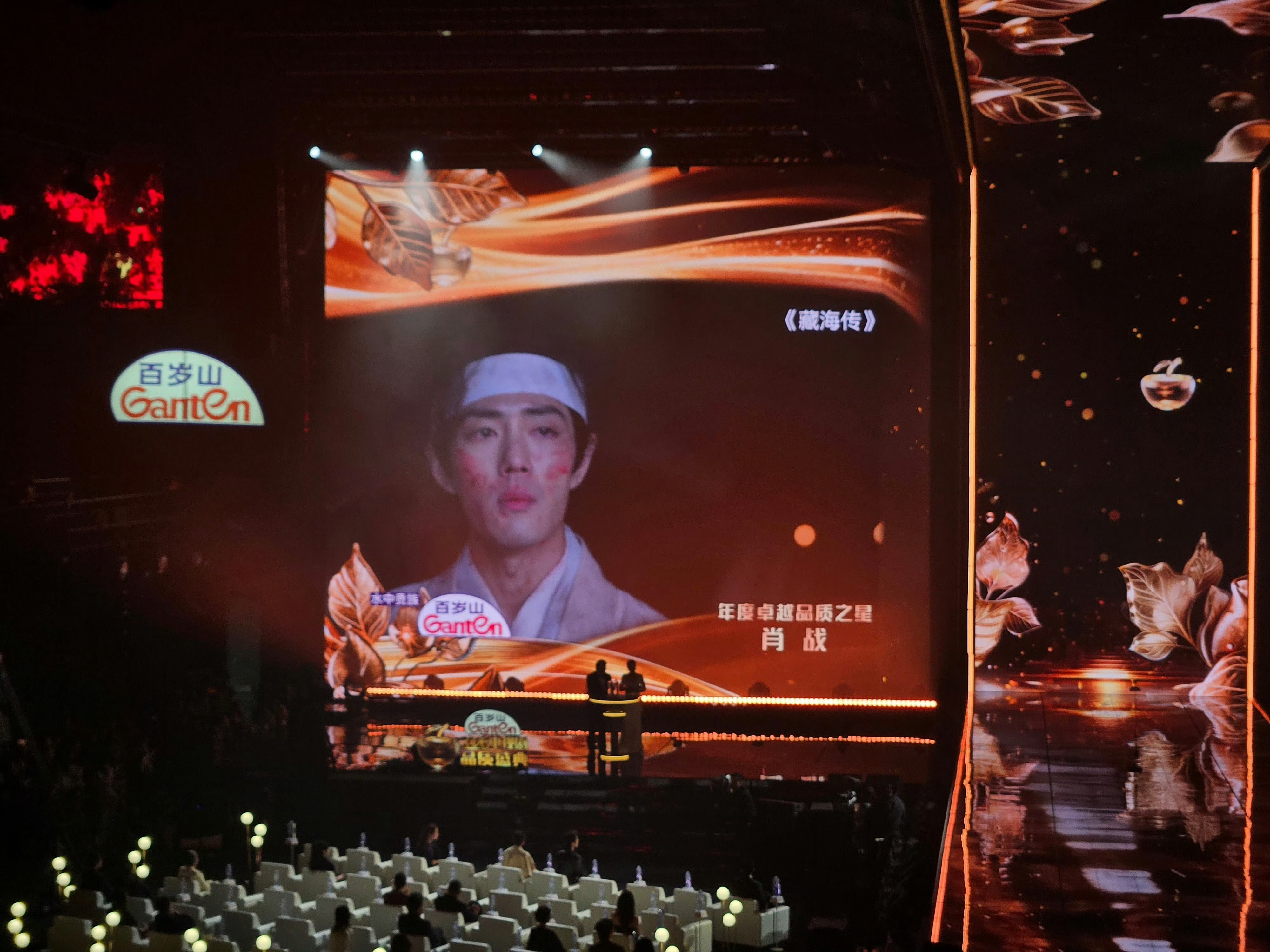 肖战凭借《藏海传》实力演绎获电视剧品质盛典“年度卓越品质之星”，最年轻SMG视帝