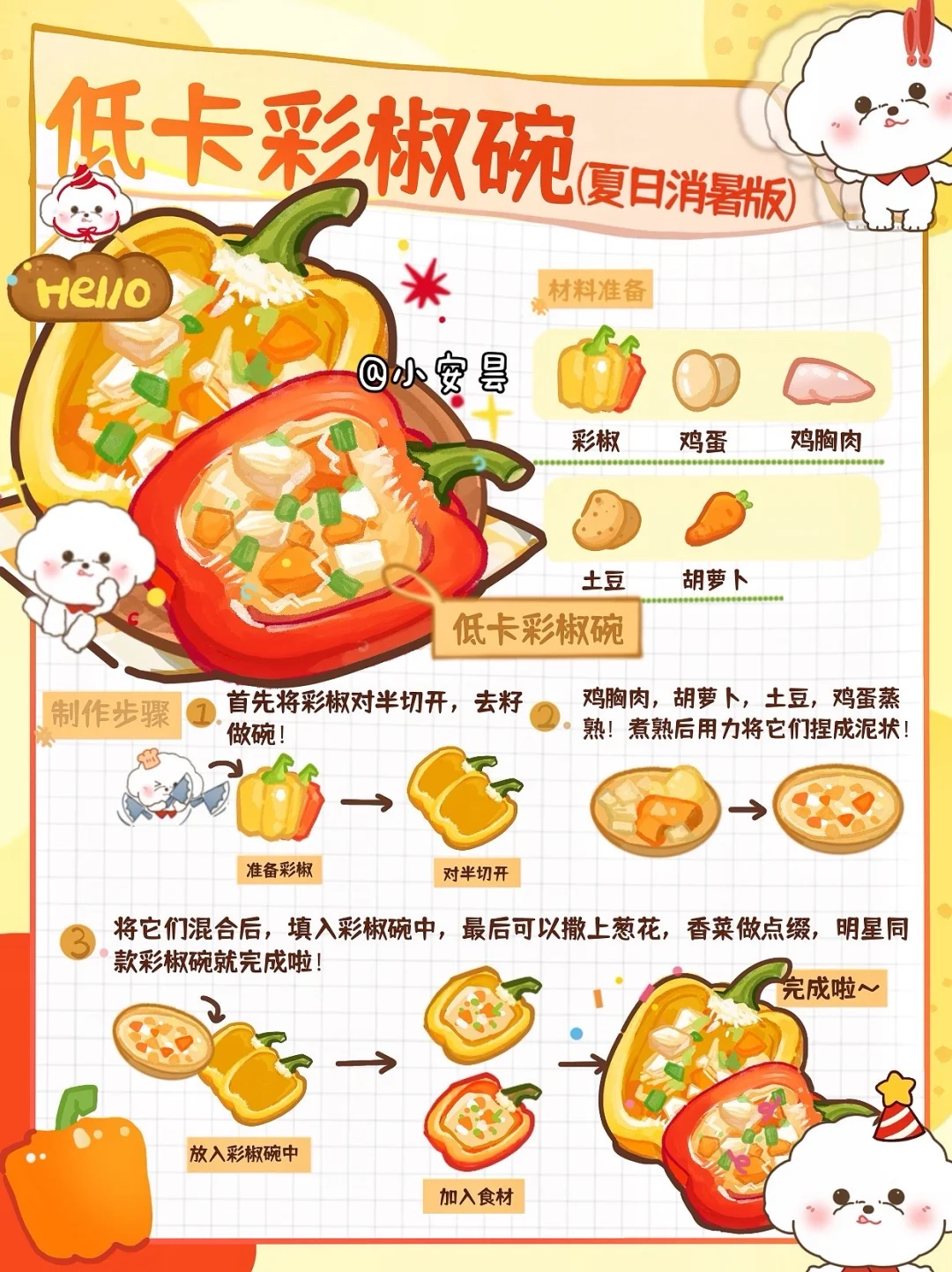 终于还是对彩椒碗🫑下手了！味道果然超级绝！