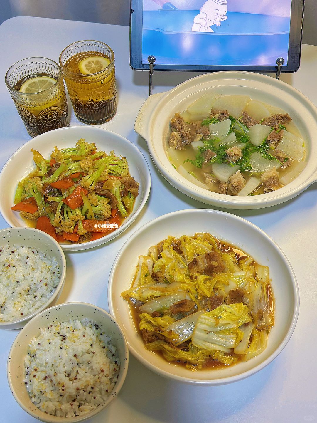 二人食晚餐✨清淡健康家常菜🍱🥢