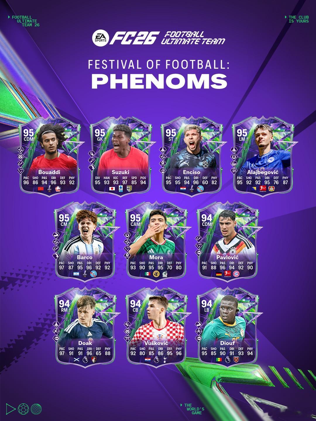 FC 26 Ultimate Team 足球庆典—惊世奇才活动现已正式推出。FC