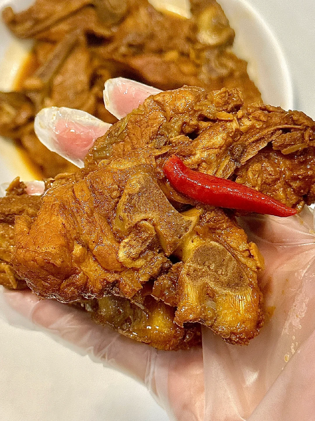 我妈做了几十年的酱脊骨！真的巨巨巨好吃~