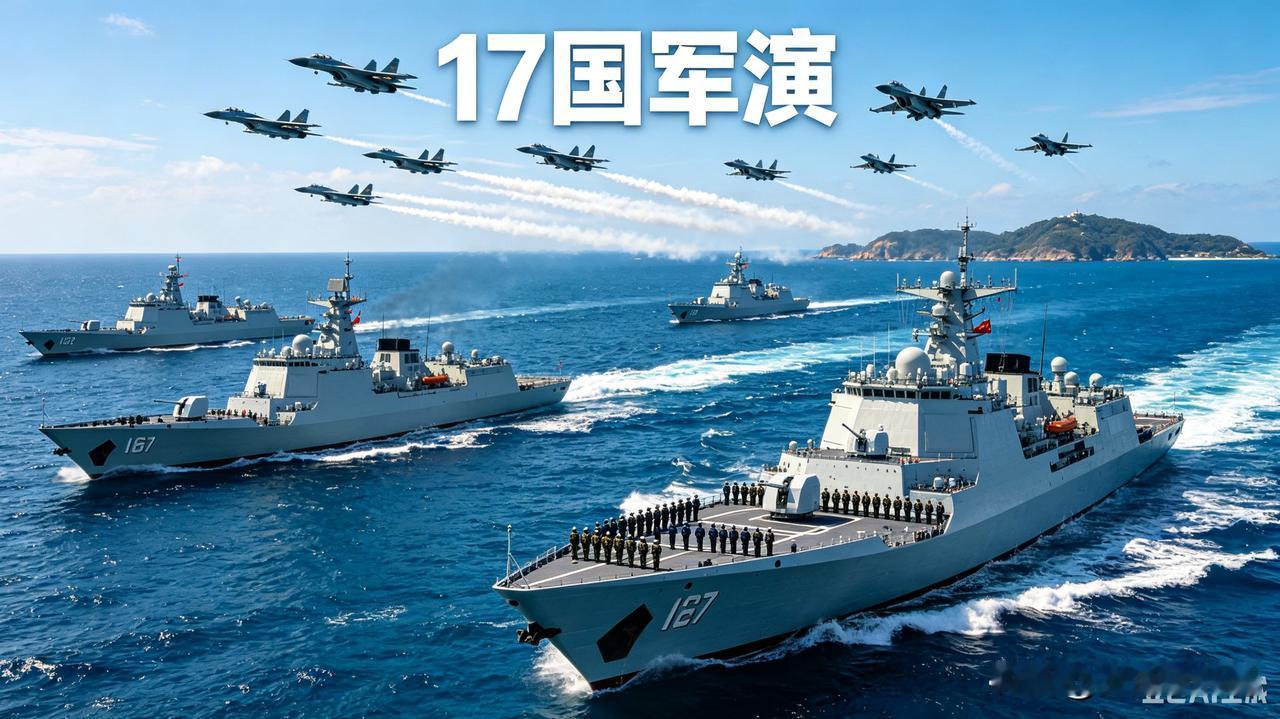 美国拉着凑了一万七千人搞军演，放2016年之前，那架势还真能唬住不少人。

放现