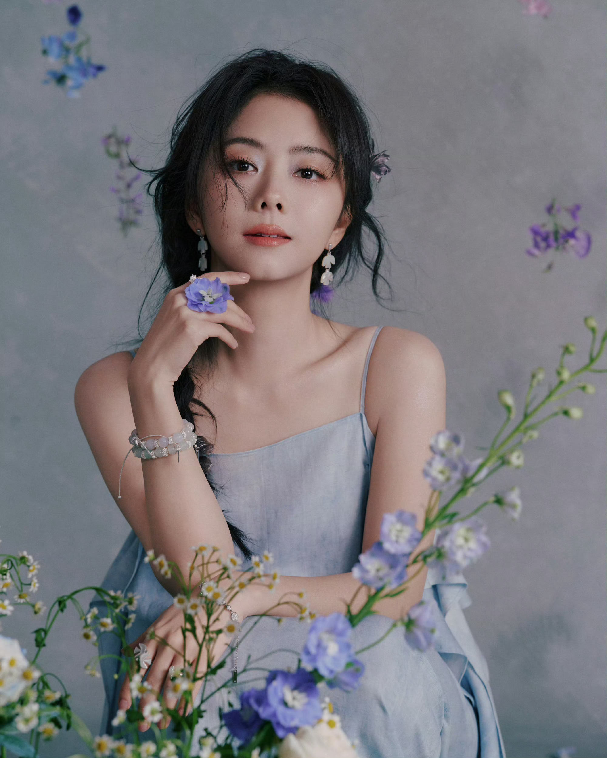 谭松韵简直就是花仙子本仙今晚见~期待六六山公主