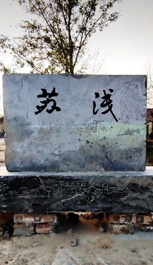 菏泽市牡丹区何楼街道苏浅
明嘉靖四年苏氏由青州益都迁此建村(金堤河东岸)，见水清