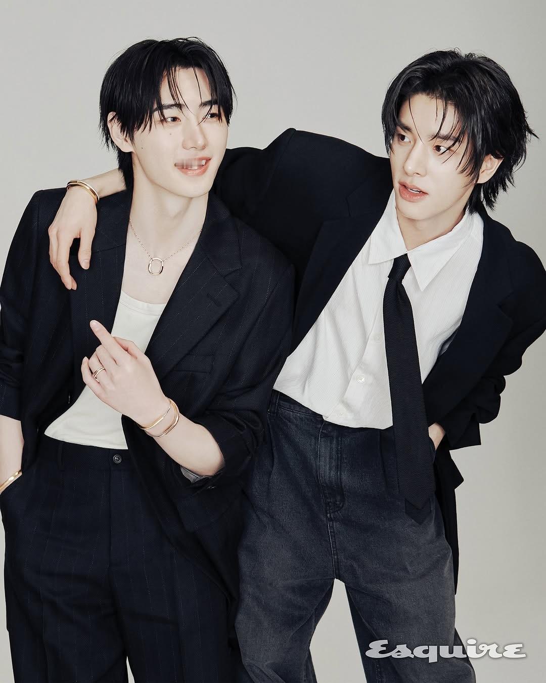 沈载伦 & 朴成训 x Esquire Korea 🖤 