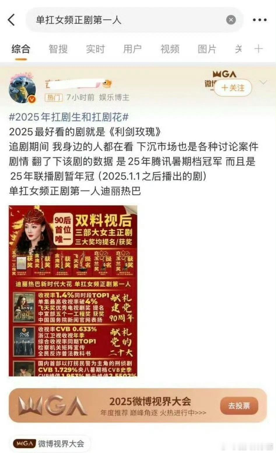 网友热议：迪丽热巴是单扛女频第一人吗 ​​​