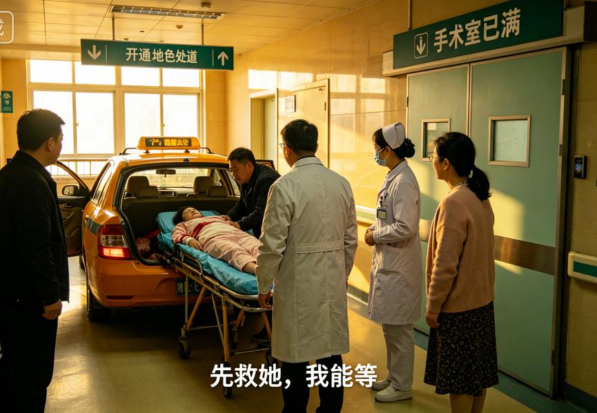 3分钟，2条命，1个选择。潍坊人民医院，大出血孕妇昏迷送医，手术室全满。另一位剖