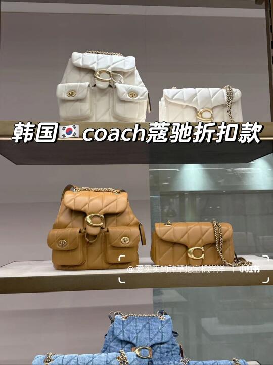 百搭平价折扣包包分享｜韩国coach蔻驰