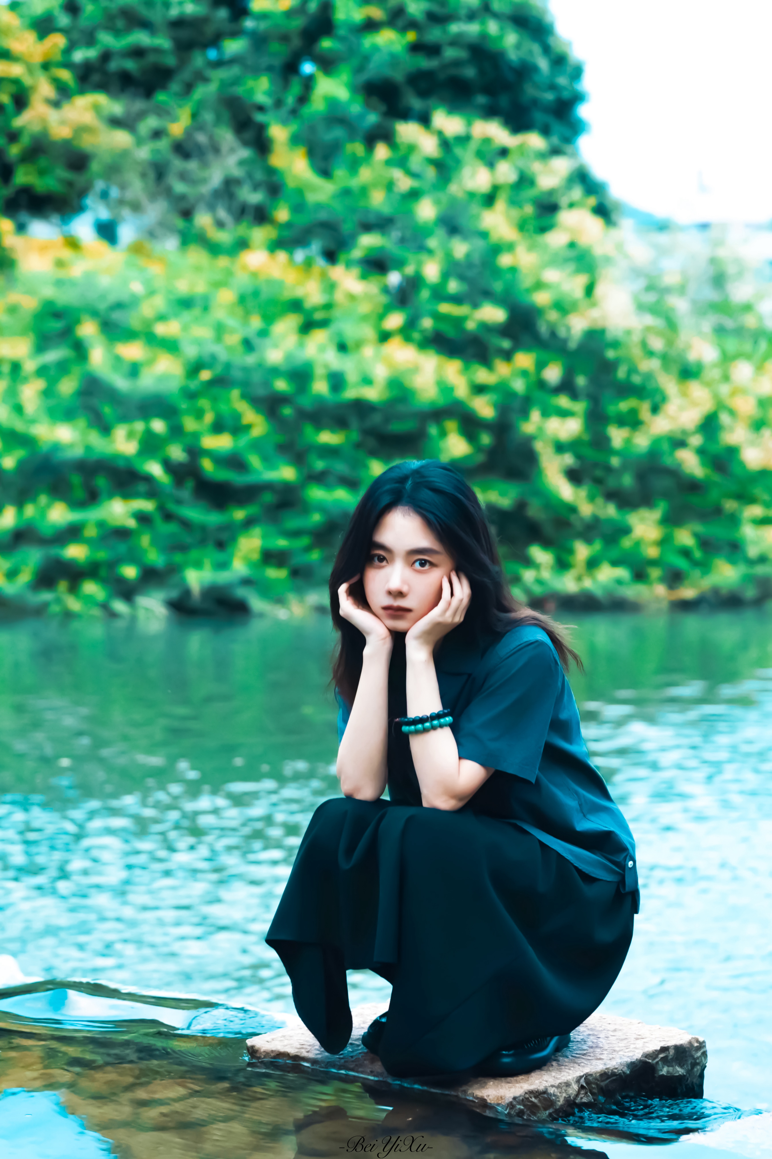 -谭松韵兰香如故 🍃「溪畔拾闲意」 