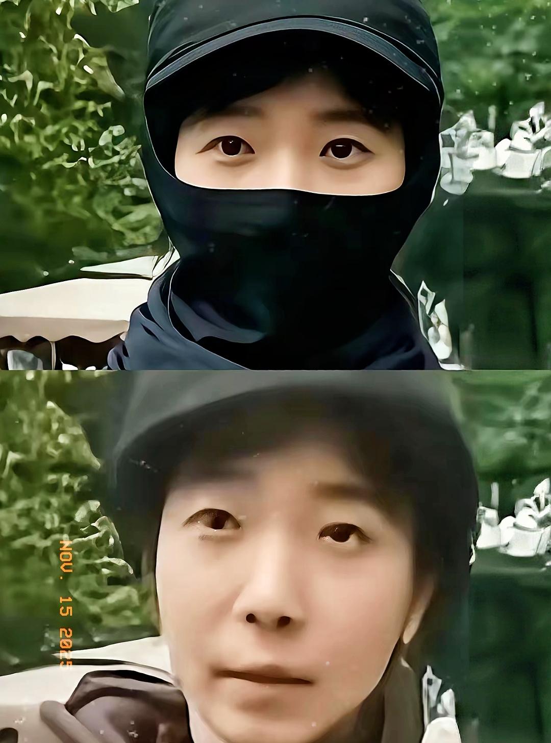 毁坏和平小屋的“贾姐”，
真是让人意外。

照片中的她，是个瘦小的姑娘。按理说，