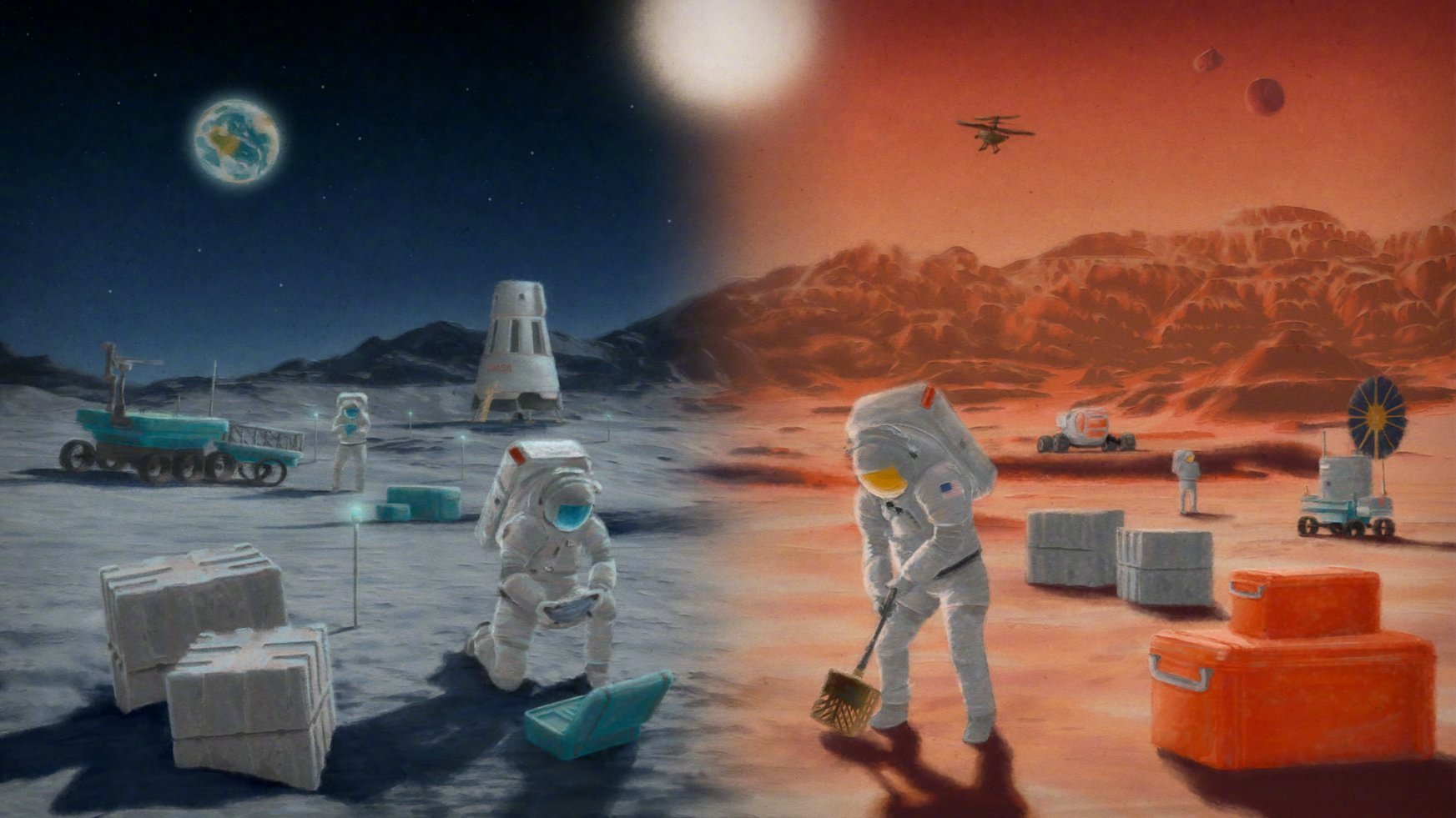 NASA正在举办“从月球到火星建筑艺术挑战赛”（Architecture Art