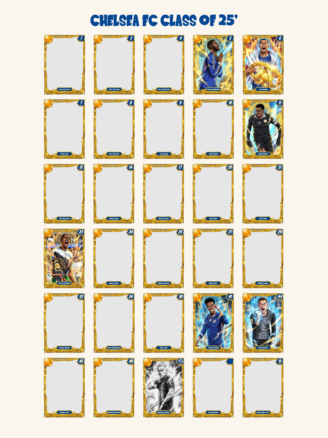 Day 6｜Misha🥲🦋【Flashback】切尔西龙珠卡足球设计切尔西球