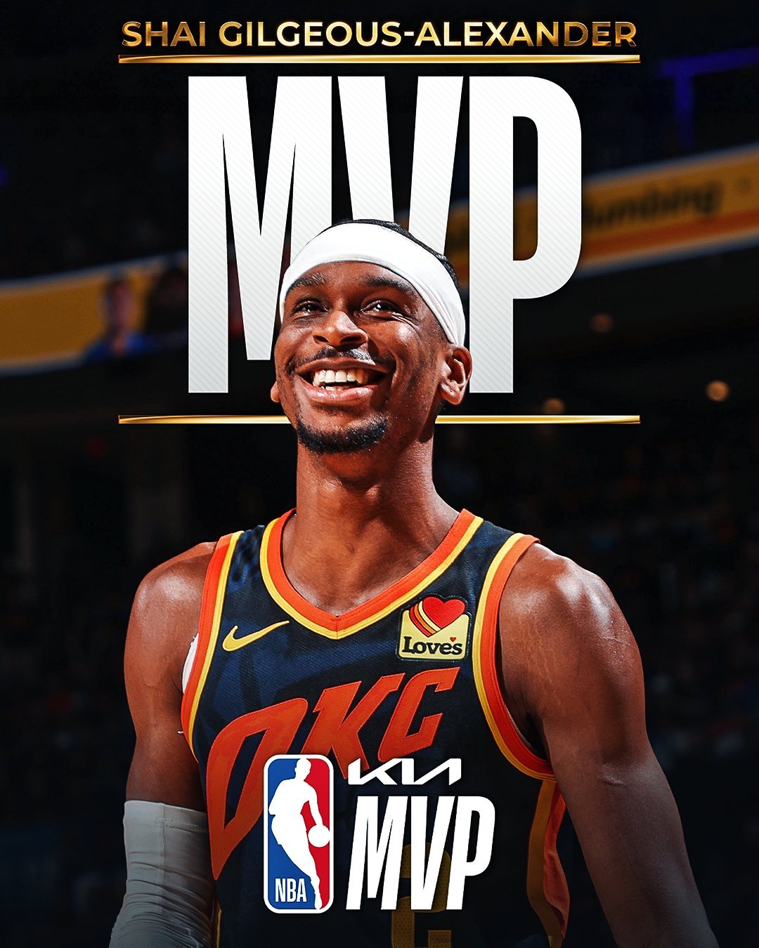 2024-2025赛季NBA常规赛MVP：SGA。71张第一选票，压过29票的约