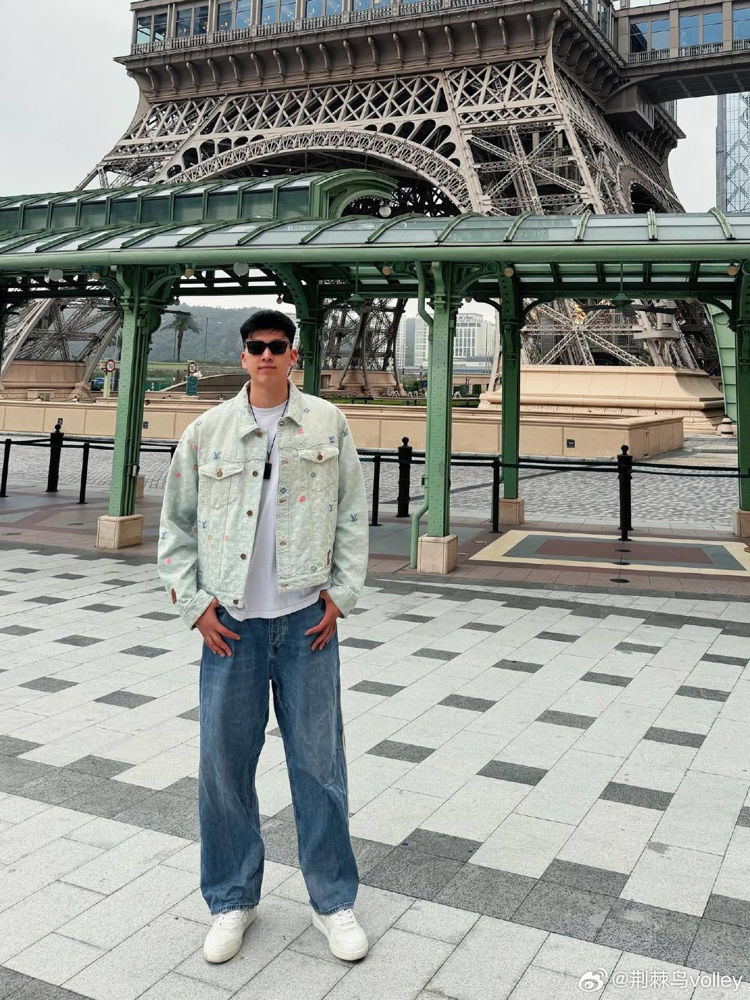 朋哥好帅，去澳门看莎莎的比赛，顺便放松充电。男排 中国男排 排球 荆棘鸟voll