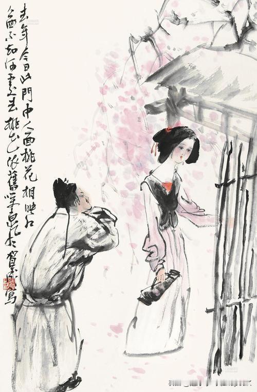 《题都城南庄》是唐代诗人崔护的代表作，也是他脍炙人口、流传最广的一首诗。
因为这