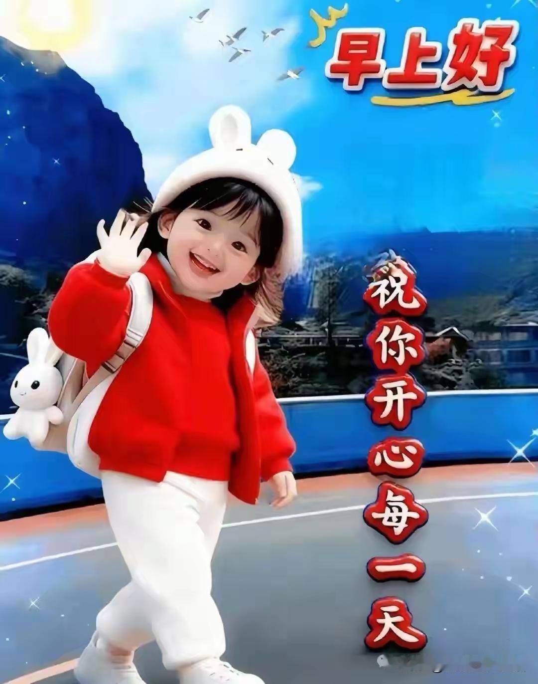 早上好！🌲🎉🌴💐
祝您一生平安！🤗🌹🤝🍎
总有起风的清晨，总有温