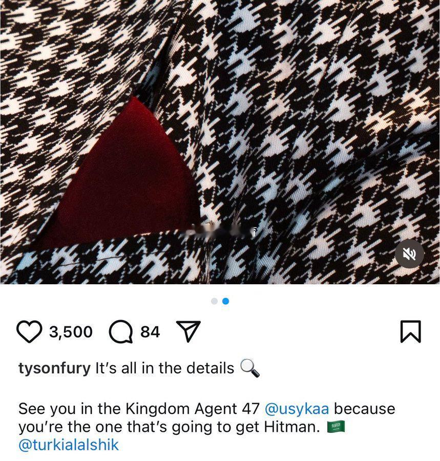 #拳坛速递# 全部都是细节。泰森-富里Tyson Fury透露，他出席奥莱克桑德