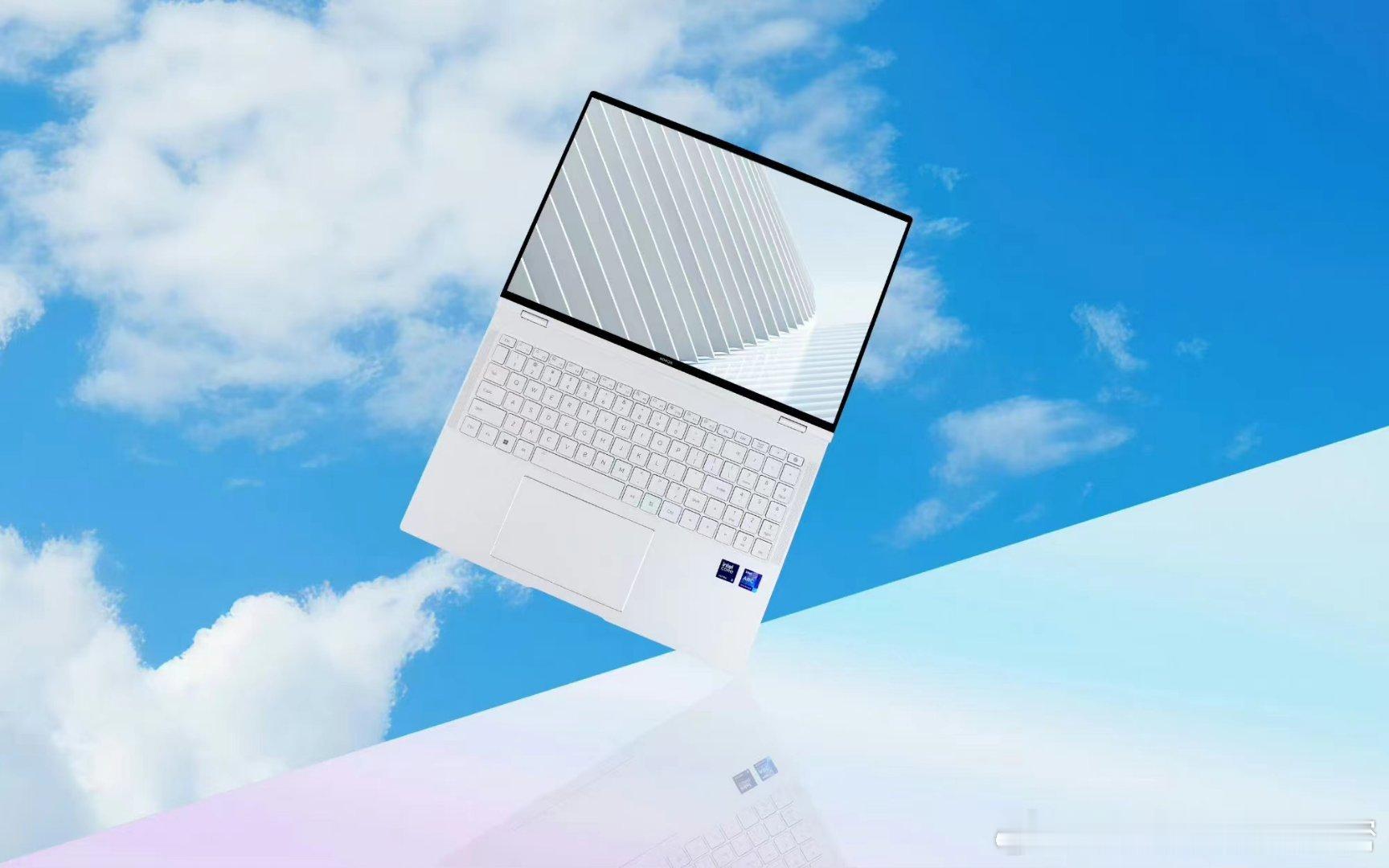 #荣耀笔记本# MagicBookPro16 云霓色美图抢先看，行业首发3D炫彩
