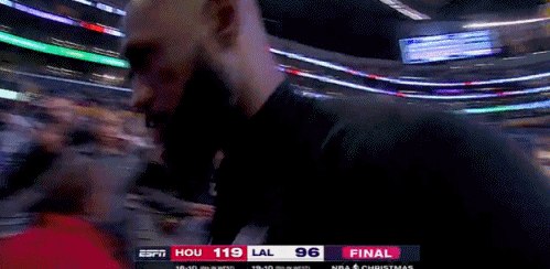 詹姆斯输球又输人，湖人96-116惨败火箭，这场比赛詹姆斯不但输了比赛还输了人品