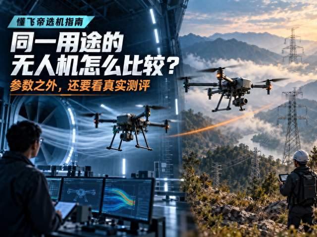 同一用途的无人机怎么比较？参数之外还要看真实测评