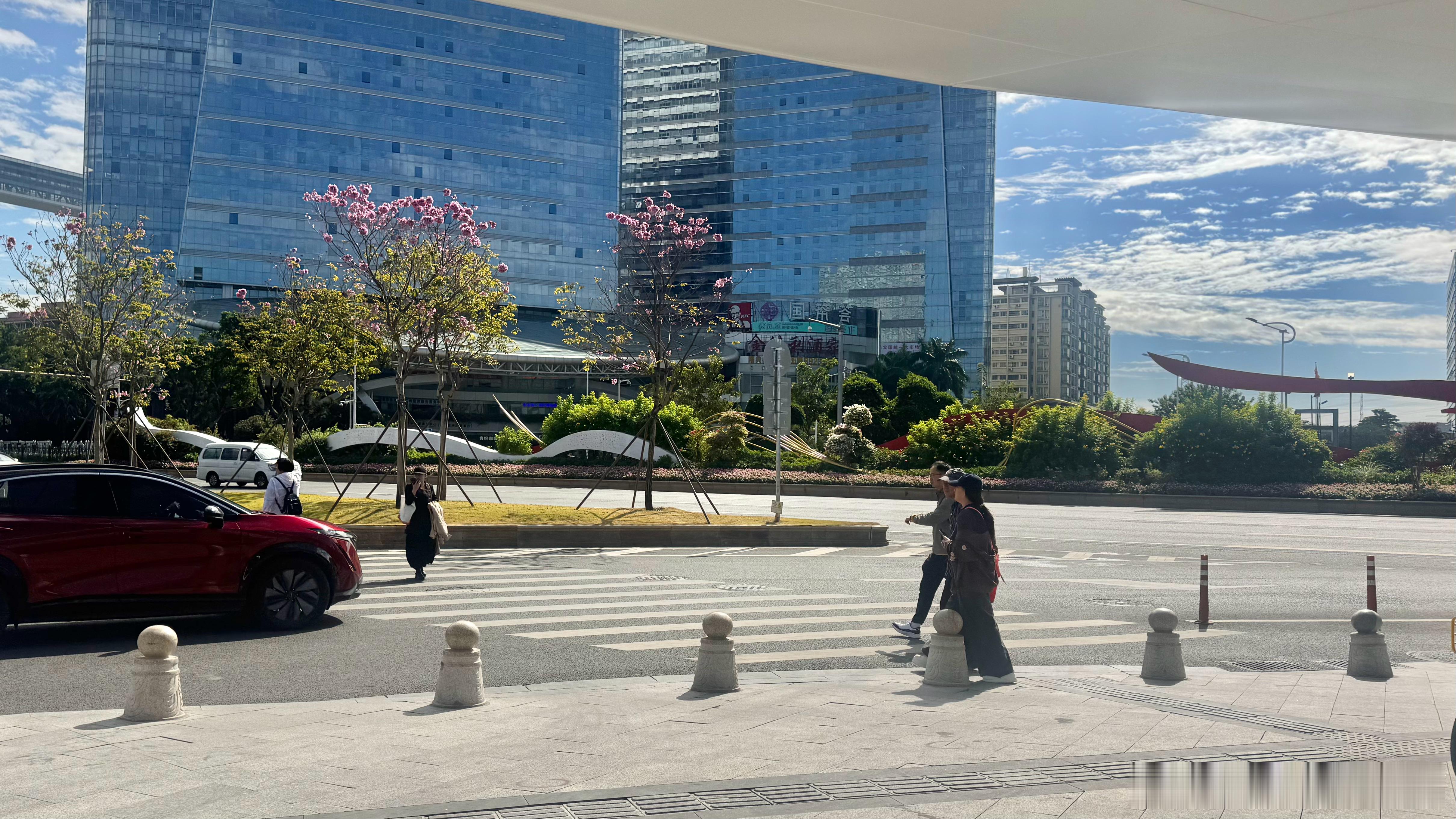 一来广州感觉像是到了春天。 