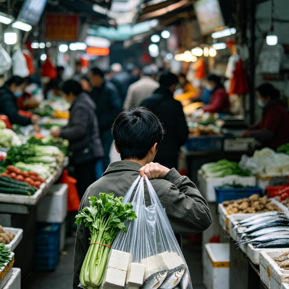 菜市场的真相：哪是什么岁月静好，全是谋生的重量！
 
菜市场就是个讨生活的地方，