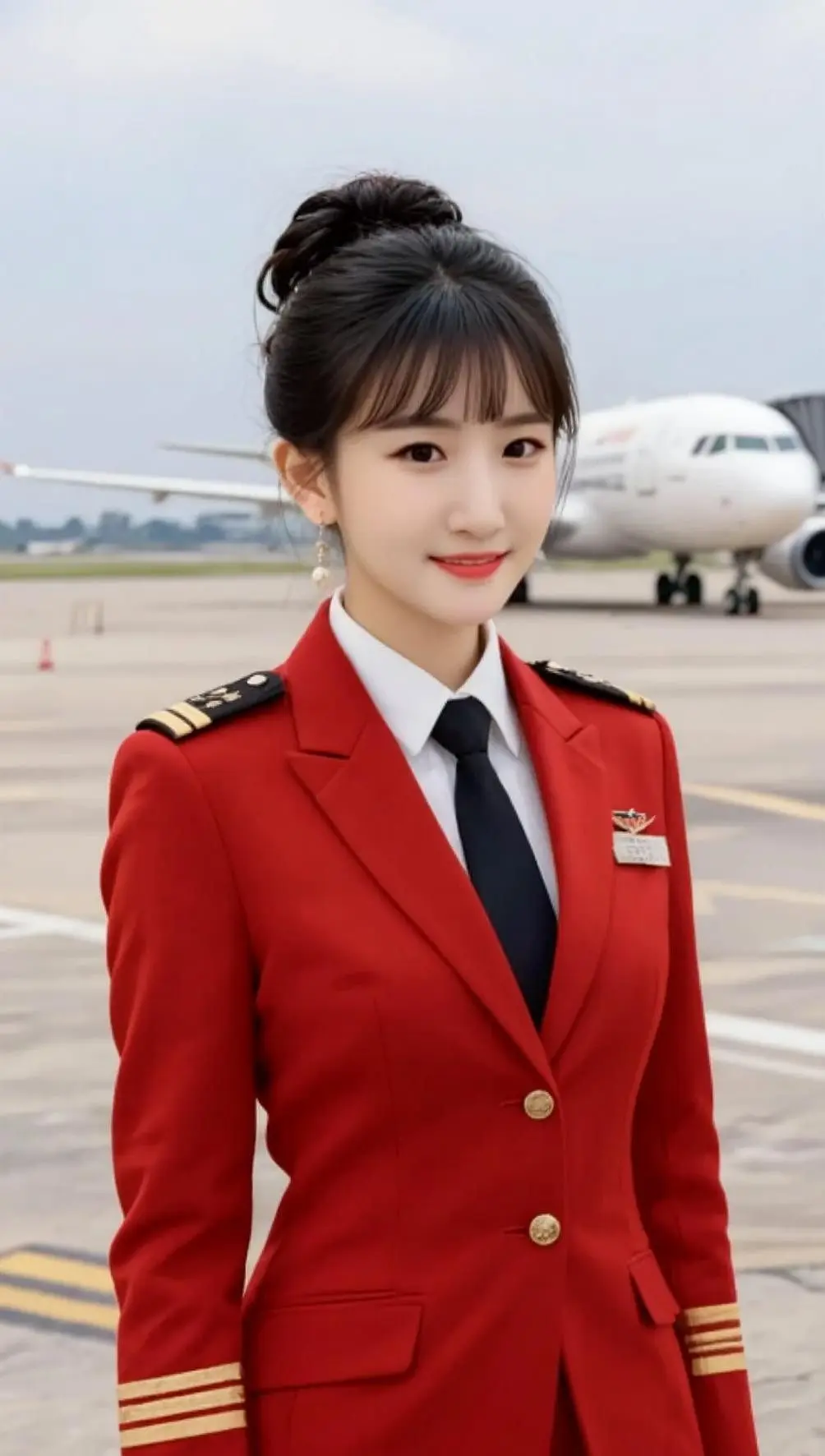 AI红装航空写真 ai创作