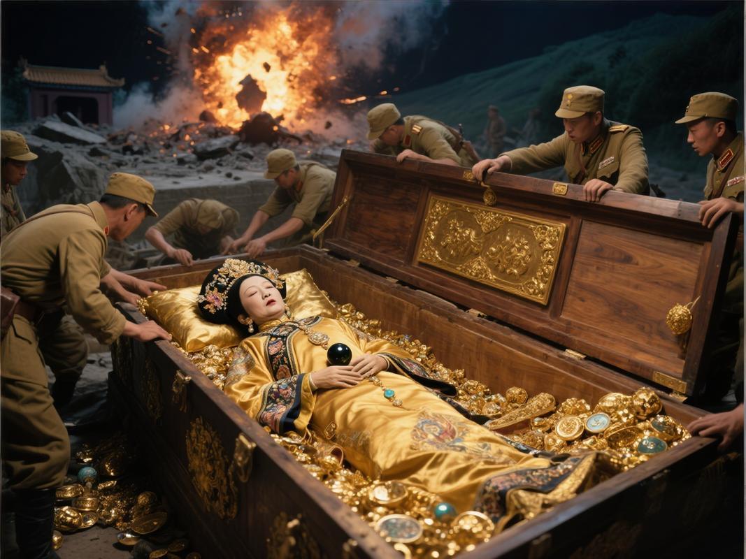 慈禧墓惊现夜明珠，盗墓者荒诞行径曝光
       清朝慈禧太后死后，她的陵墓隐