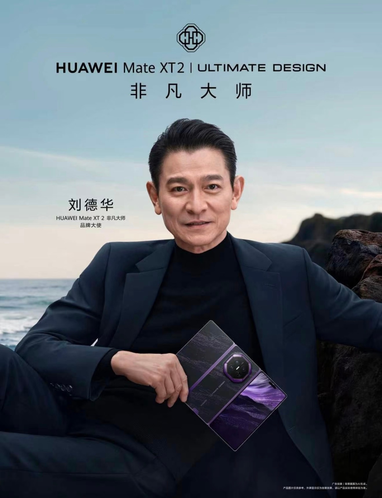 刘德华再度空降华为发布会！9月7日Mate XT2非凡大师即将登场。去年他一句“