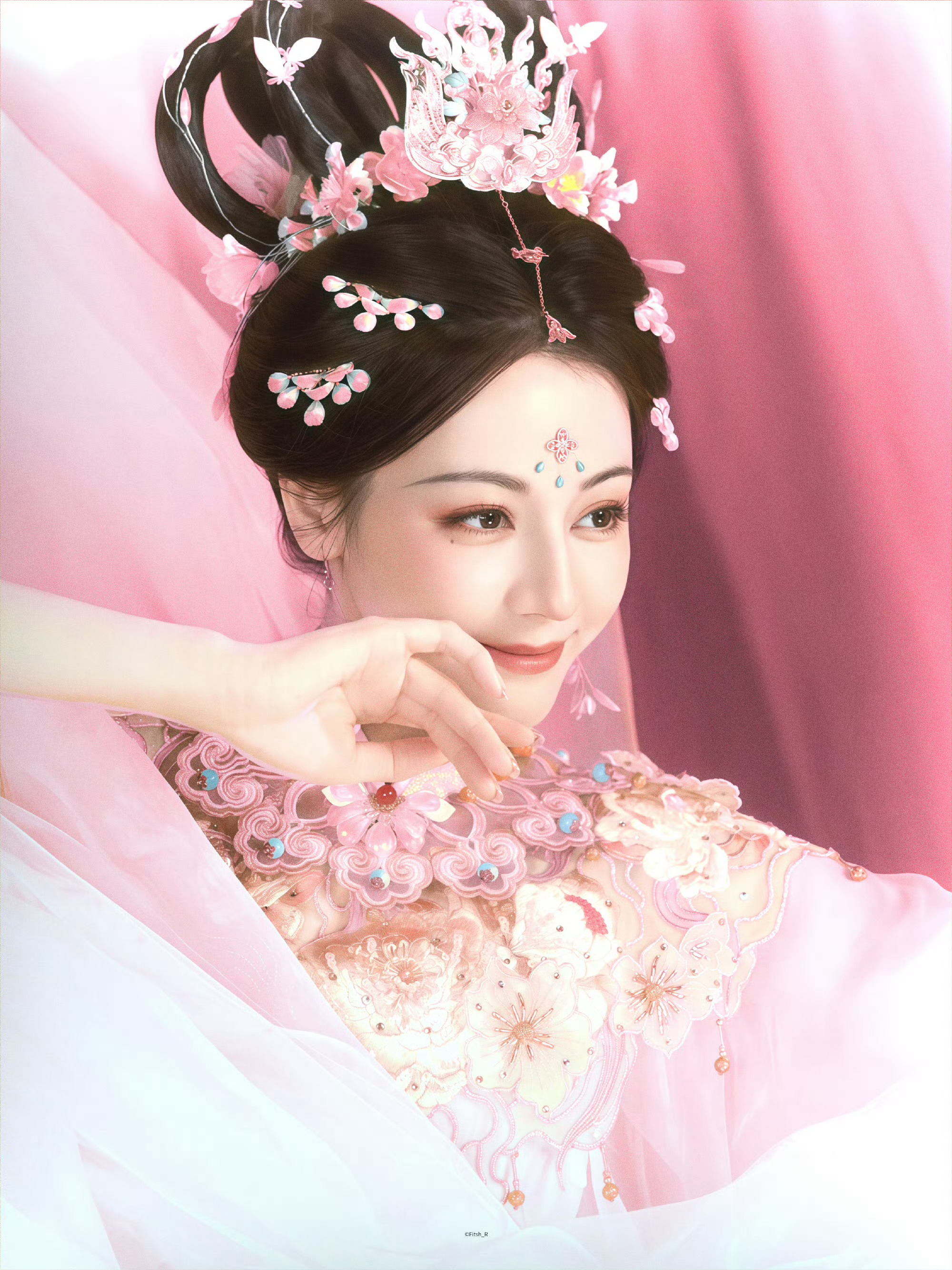 神塑第一人！！这张脸就是国泰民安👏cr: 迪丽热巴 神女下凡 ​​​