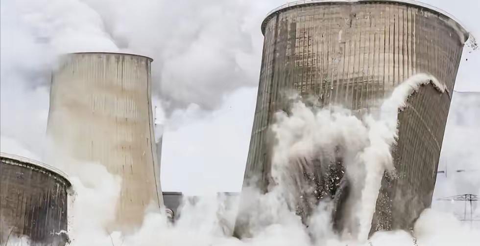 匪夷所思！德国居然把国内最大的核电站给炸了。
就在前天，随着震天动地的爆破声，德