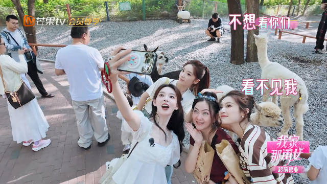 北半球四小羊@陈瑶Sebrina @张月YueZhang @者来女 @张慧雯wen 一起逛动物园🚶‍