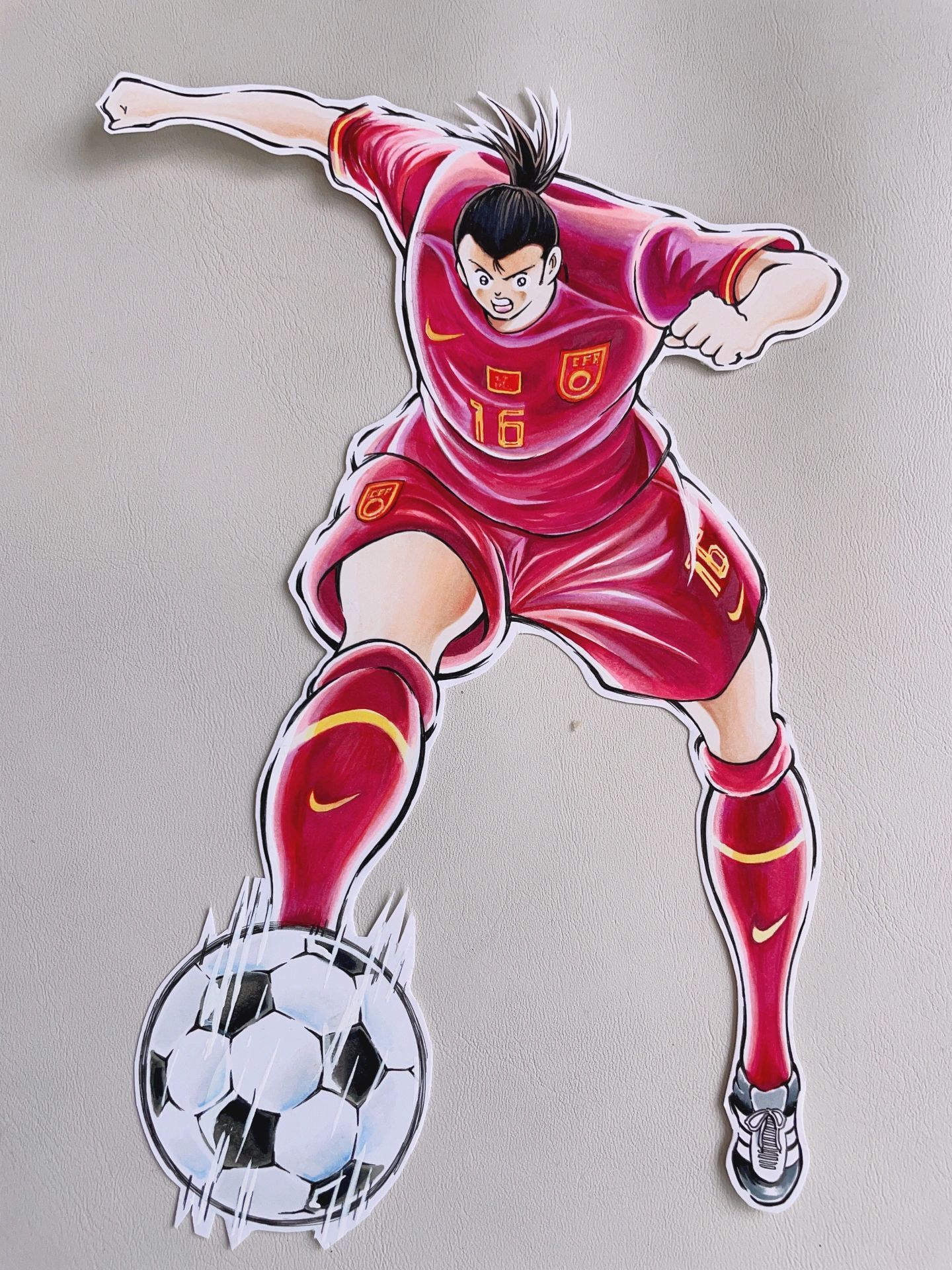 我们应该感谢高桥阳一在《足球小将》里画了一个肖俊光给国足贴金⚽️ ​​​