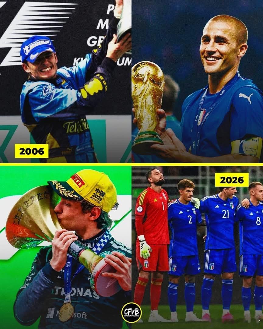 意大利人的想象力真的服气2006费斯切拉拿F1分站冠军意大利国家队夺得世界杯冠军