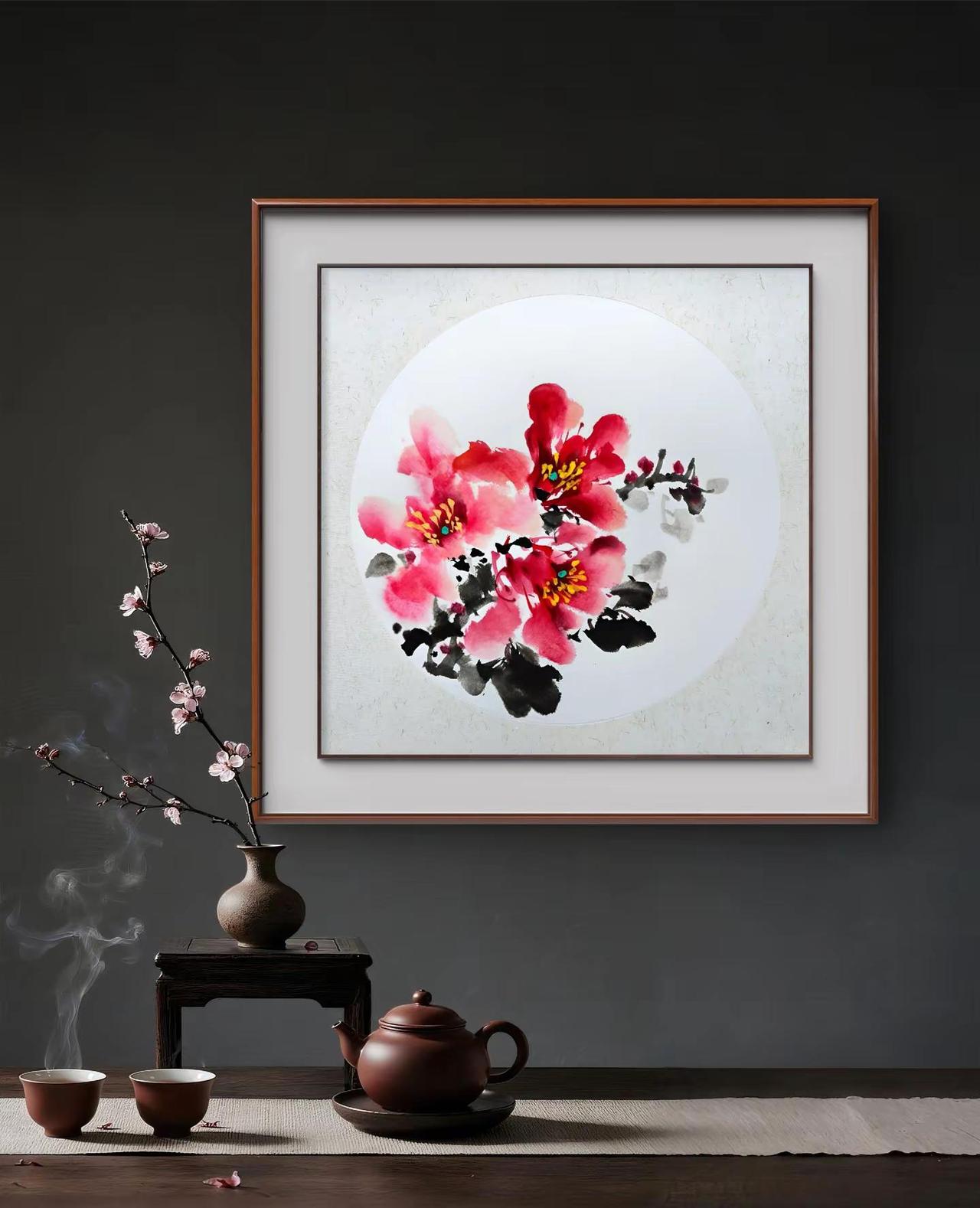 国画花鸟 写意牡丹之美 国画雅趣 写意牡丹花