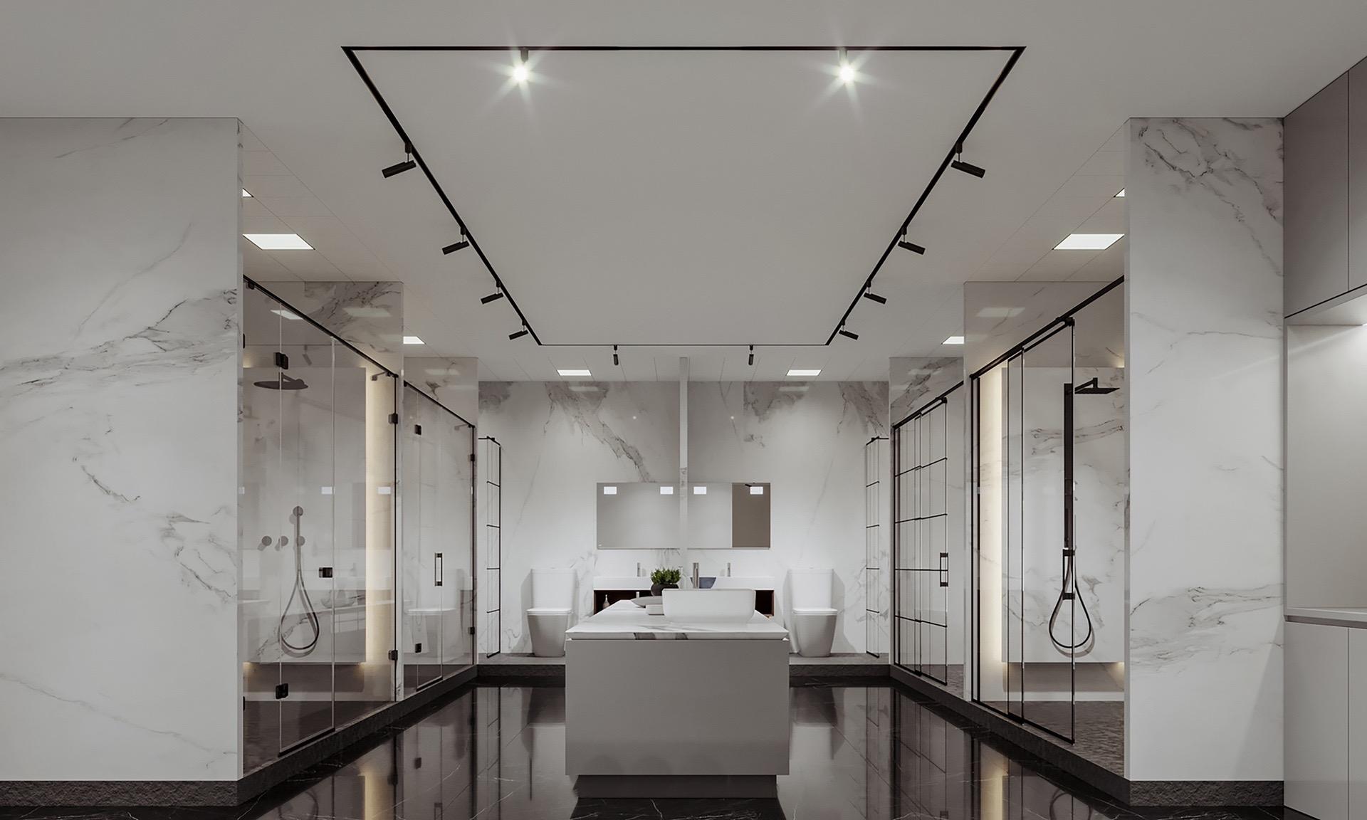 家具展厅效果图。声明：模型来源于网络，个人设计渲染