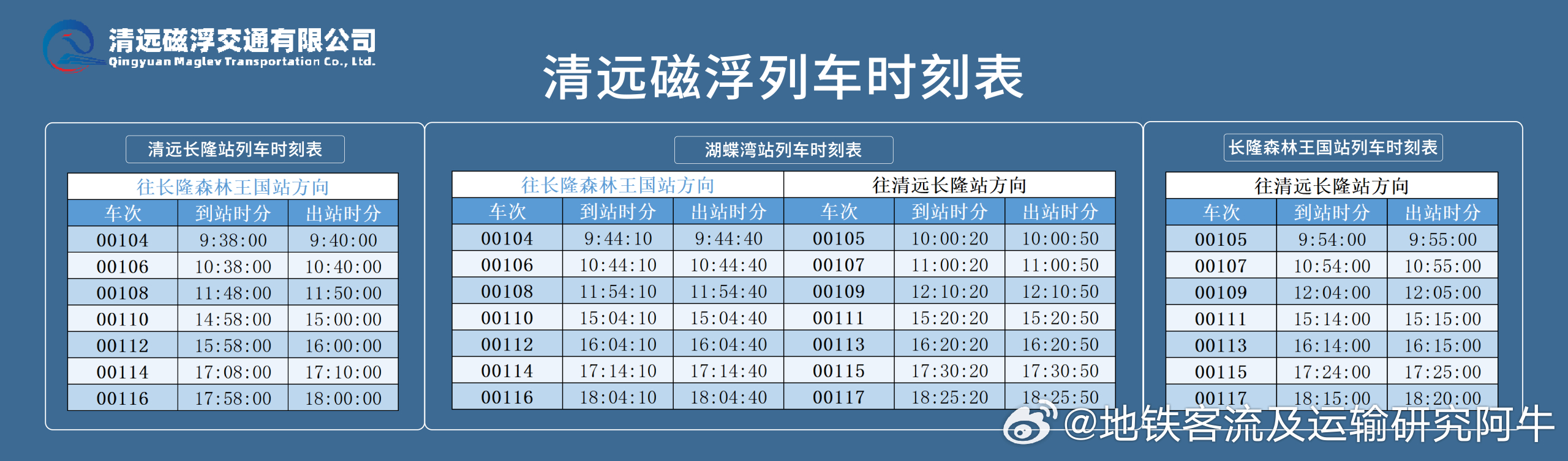【清远磁浮旅游专线调图，全线全天运营时间不足六小时】网友投稿：清远磁浮官方公众号