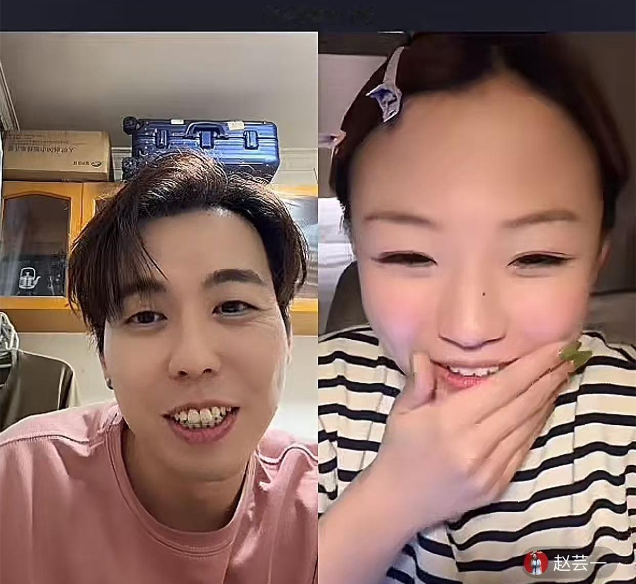 赵芸一直播与靳鹤岚连麦，要约朱鹤松演一场！德云社赵芸一凌晨发文，晒与师父王惠的合