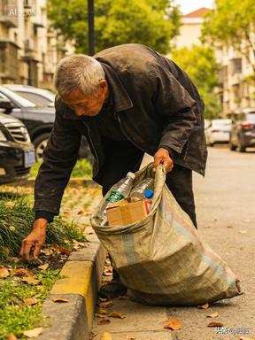 非常现实的一段话：
如果你有退休金，还喜欢捡废品，翻垃圾桶，那你听我一句劝：别捡