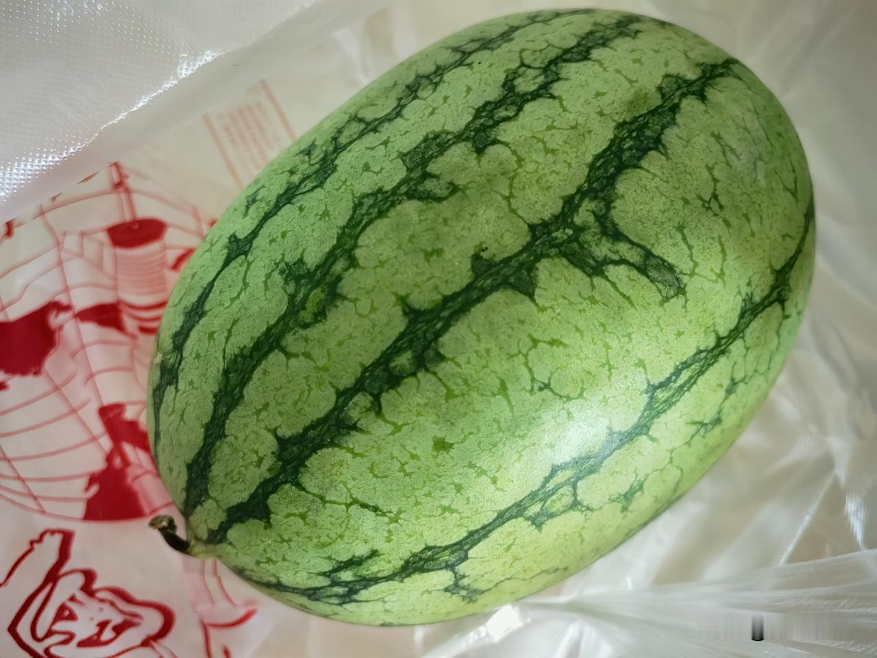 我就很好奇，这么小的西瓜是怎么长的？体积虽小，五脏俱全，简直把自己利用到了最大化
