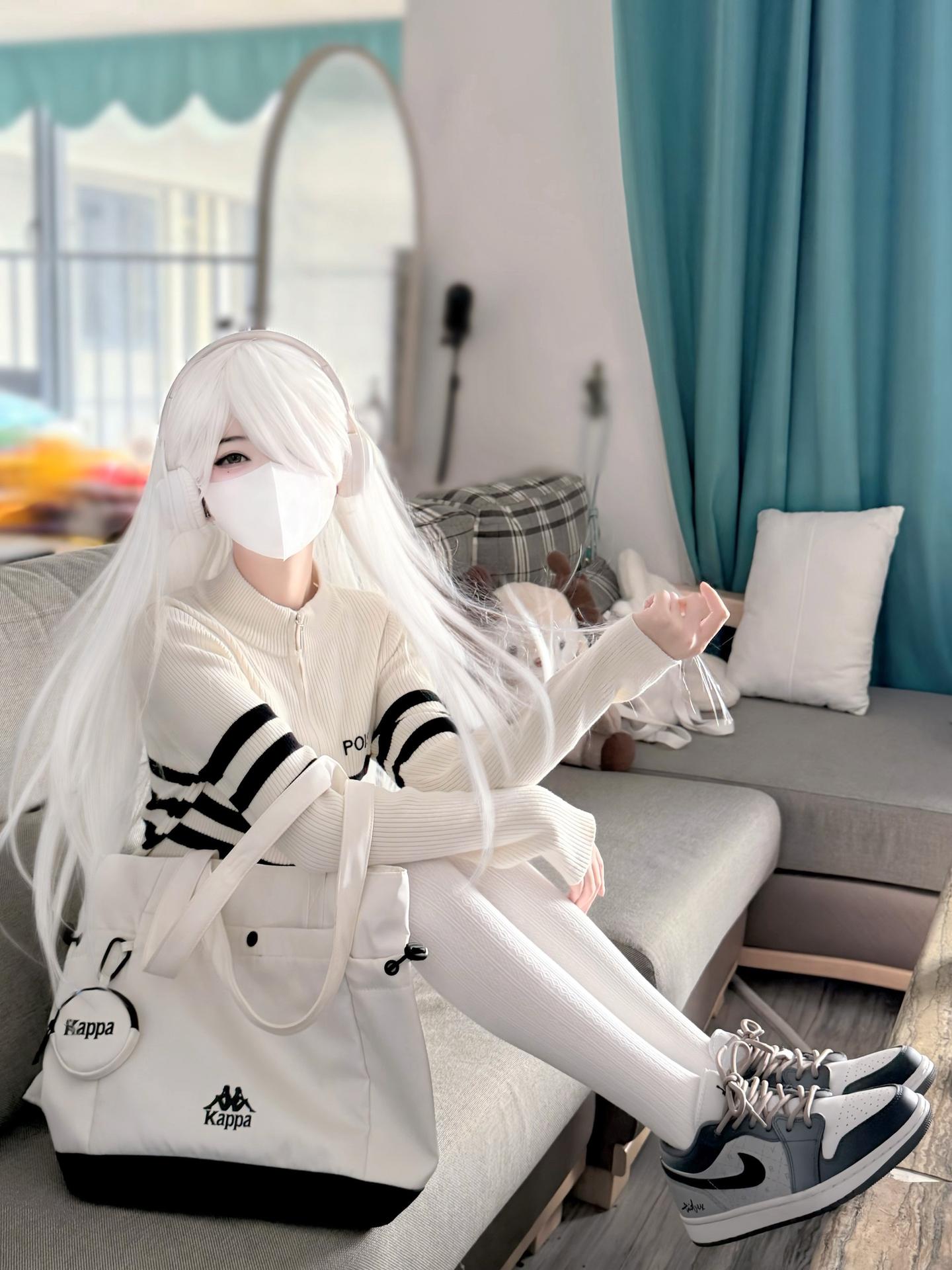 太好了 是白毛！